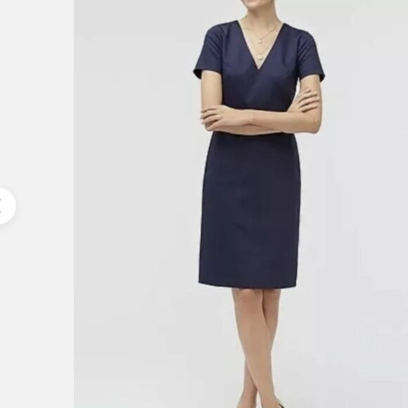 J. Crew Navy Blue Dress - Picture 3 of 3